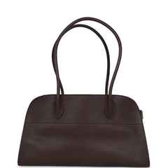 The Row Shoulder Margaux 12 Bag Hippo Grey Saddle Silver Hardware