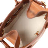 The Row Soft Margaux 10 Bag Cuir Saddle Leather Gold Hardware