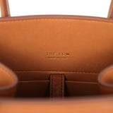 The Row Soft Margaux 10 Bag Cuir Saddle Leather Gold Hardware