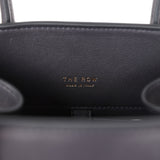 The Row Soft Margaux 10 Bag Black Saddle Leather Gold Hardware