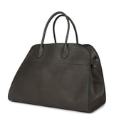 The Row Soft Margaux 15 Bag Koala Grey Saddle Silver Hardware