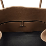 The Row East West Margaux Bag Chevre Calfskin Silver Hardware