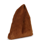 The Row Small Bindle Bag Caramel Suede