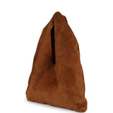 The Row Small Bindle Bag Caramel Suede