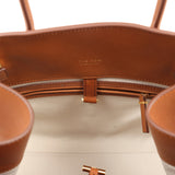 The Row Soft Margaux 12 Bag Cuir Saddle Leather Gold Hardware