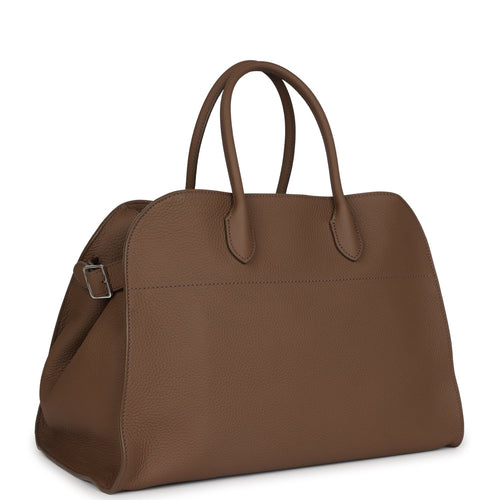 The Row Soft Margaux 15 Bag Chevre Calfskin Silver Hardware