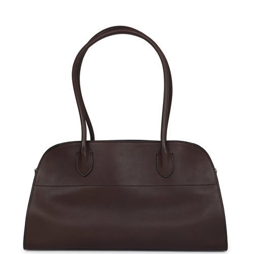 The Row Shoulder Margaux 12 Bag Hippo Grey Saddle Silver Hardware