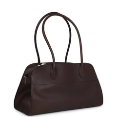 The Row Shoulder Margaux 12 Bag Hippo Grey Saddle Silver Hardware