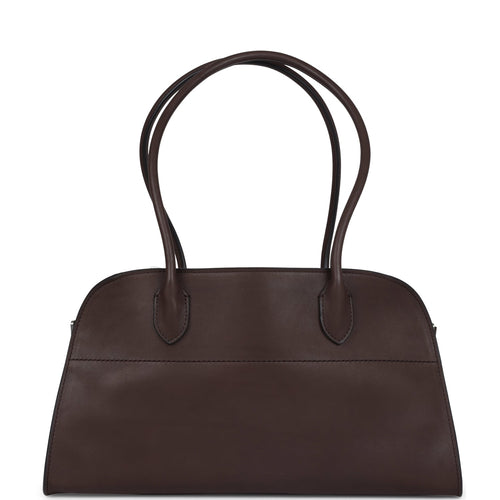 The Row Shoulder Margaux 12 Bag Hippo Grey Saddle Silver Hardware