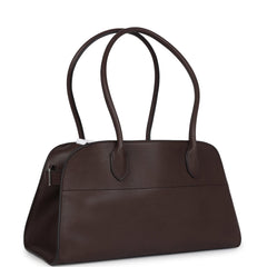 The Row Shoulder Margaux 12 Bag Hippo Grey Saddle Silver Hardware