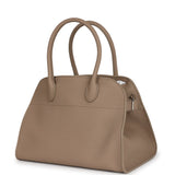 The Row Soft Margaux 10 Bag Dark Taupe Calfskin Silver Hardware - Thumbnail View 5
