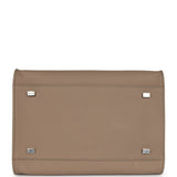 The Row Soft Margaux 10 Bag Dark Taupe Calfskin Silver Hardware - Thumbnail View 7