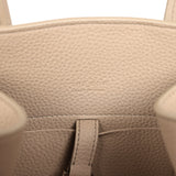 The Row Soft Margaux 10 Bag Dark Taupe Calfskin Silver Hardware - Thumbnail View 11