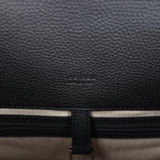 The Row Soft Margaux 15 Bag Black Calfskin Silver Hardware