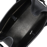 The Row Soft Margaux 12 Bag Black Calfskin Silver Hardware