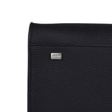 The Row Soft Margaux 10 Bag Midnight Calfskin Silver Hardware