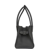 The Row Margaux Shoulder 12 Bag Timouse Grey Calfskin Silver Hardware