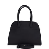 The Row Soft Margaux 10 Bag Midnight Calfskin Silver Hardware - Thumbnail View 1