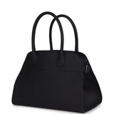 The Row Soft Margaux 10 Bag Midnight Calfskin Silver Hardware - Thumbnail View 5