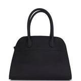 The Row Soft Margaux 10 Bag Midnight Calfskin Silver Hardware - Thumbnail View 4
