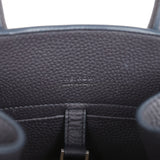 The Row Soft Margaux 10 Bag Midnight Calfskin Silver Hardware - Thumbnail View 12