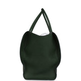 The Row Marlo Tote Bag Moss Saddle Leather Silver Hardware