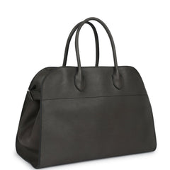 The Row Soft Margaux 15 Bag Koala Grey Saddle Silver Hardware