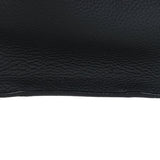 The Row Marlo 17 Tote Bag Black Calfskin Leather Silver Hardware - Thumbnail View 4