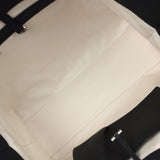 The Row Marlo 17 Tote Bag Black Calfskin Leather Silver Hardware - Thumbnail View 7