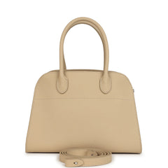 The Row Soft Margaux 10 Bag Boulder Calfskin Silver Hardware