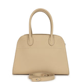 The Row Soft Margaux 10 Bag Boulder Calfskin Silver Hardware