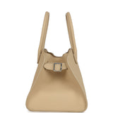 The Row Soft Margaux 10 Bag Boulder Calfskin Silver Hardware