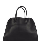 The Row Soft Margaux 15 Bag Black Saddle Gold Hardware