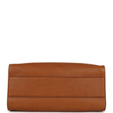 The Row Marlo 14 Tote Bag Cuir Polished Saddle Silver Hardware