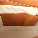 The Row Marlo 14 Tote Bag Cuir Polished Saddle Silver Hardware