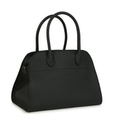 The Row Soft Margaux 10 Bag Dark Pine Calfskin Silver Hardware