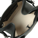 The Row Soft Margaux 10 Bag Dark Pine Calfskin Silver Hardware