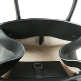 The Row Soft Margaux 10 Bag Dark Pine Calfskin Silver Hardware