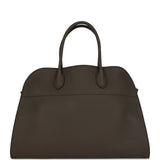 The Row Soft Margaux 15 Bag Mid Grey Calfskin Silver Hardware - Thumbnail View 1