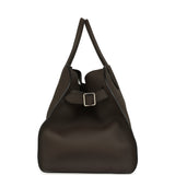 The Row Soft Margaux 15 Bag Mid Grey Calfskin Silver Hardware - Thumbnail View 3