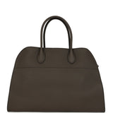 The Row Soft Margaux 15 Bag Mid Grey Calfskin Silver Hardware - Thumbnail View 4