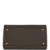 The Row Soft Margaux 15 Bag Mid Grey Calfskin Silver Hardware - Thumbnail View 6