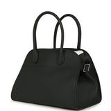 The Row Soft Margaux 10 Bag Dark Pine Calfskin Silver Hardware - Thumbnail View 5