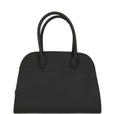 The Row Soft Margaux 10 Bag Dark Pine Calfskin Silver Hardware - Thumbnail View 4