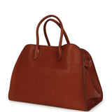 The Row Soft Margaux 15 Acero Leather Silver Hardware