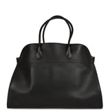 Pre-owned The Row Soft Margaux 17 Bag Black Saddle Gold Hardware