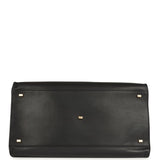 Pre-owned The Row Soft Margaux 17 Bag Black Saddle Gold Hardware