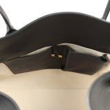 Pre-owned The Row Soft Margaux 17 Bag Black Saddle Gold Hardware