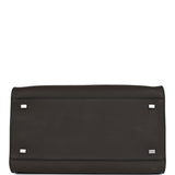 The Row Soft Margaux 12 Bag Mid Grey Calfskin Silver Hardware - Thumbnail View 6
