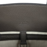 The Row Soft Margaux 12 Bag Mid Grey Calfskin Silver Hardware - Thumbnail View 10